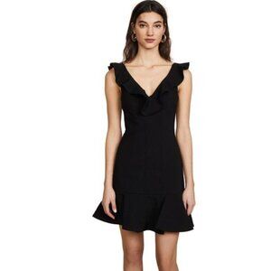 NEW Likely Black Harlow Ruffled Sleeveless Mini Dress  NWT - Size 2